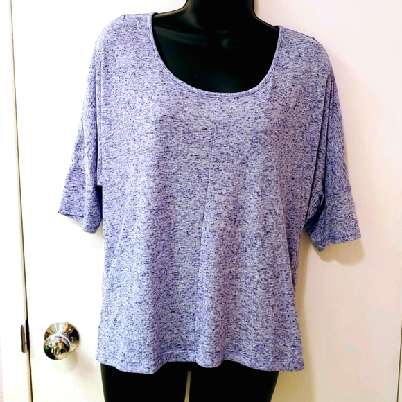 Express Tops - 🌸2/$20 EXPRESS EUC speckled dolman sleeve light blue top